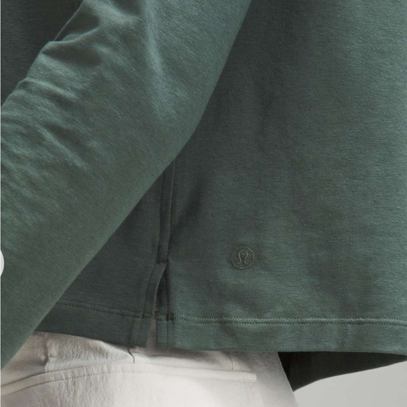 Lululemon Classic-Fit Cotton Blend Long Sleeve Shirt - Picture 3 of 5